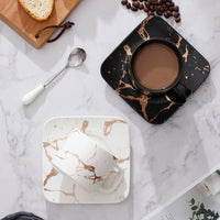 Modern Marble Teacup