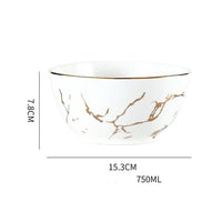 Golden Nordic Plate & Bowl Collection