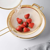 Luxurious Golden Strainer