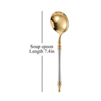 Golden Cutlery Set