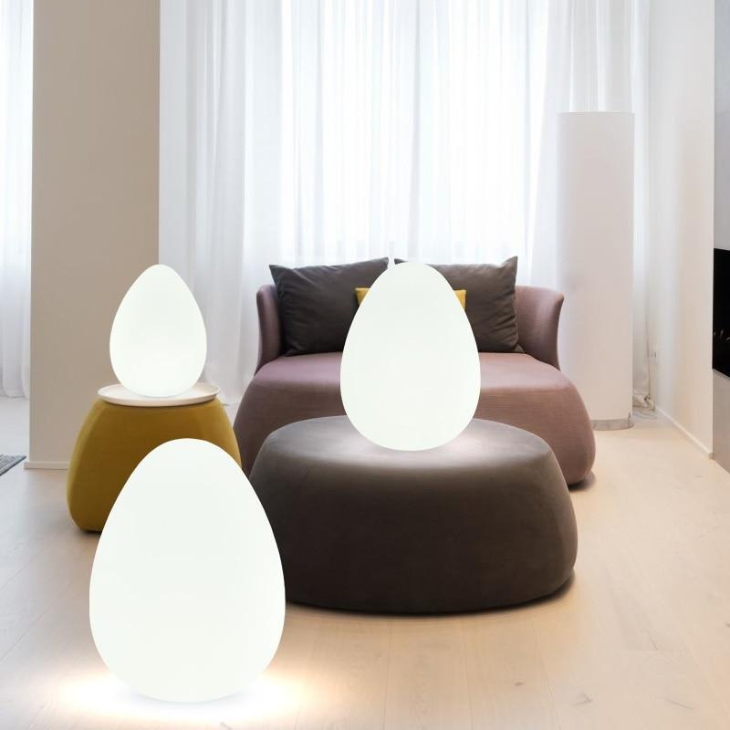 Moderne ovale Lampe