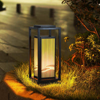 Modern Square Cage Outdoor Light