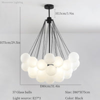 Luxurious Glass Cloud Chandelier