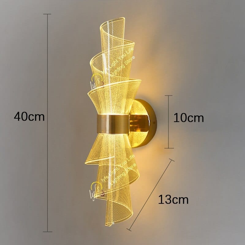 Deluxe Bloom Torch Wall Light