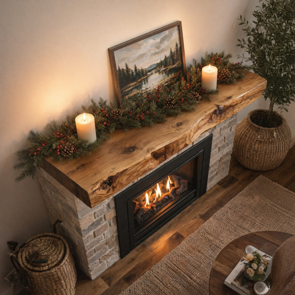 Ashdeco Christmas 2026 gallery mantel christmas