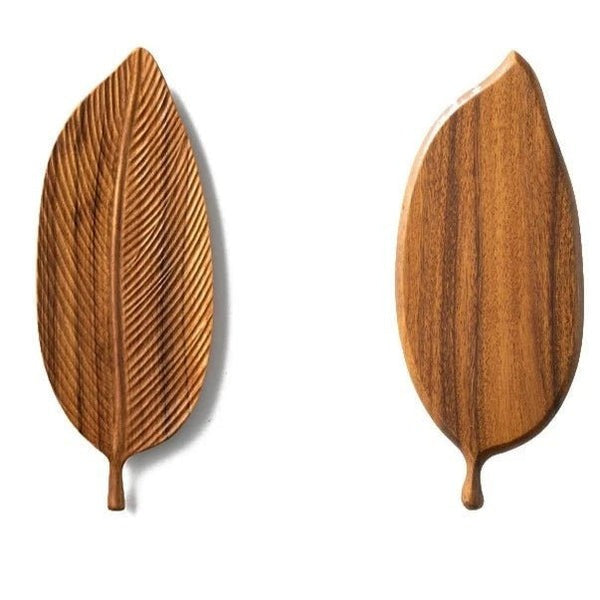 Deluxe Walnut Leaf Plate Collection