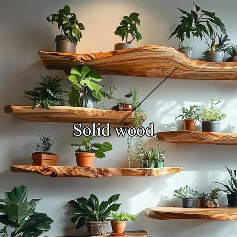 Rustics Floating Shelf Wooden Shelves Decor For Living Room SINLFL056